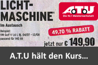 A.T.U Prospekt Anfang Mai 2014, Montage: IAM-NET.EU